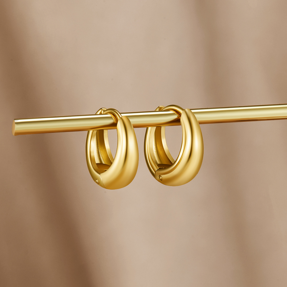 Gold-Creolen „Audrey“