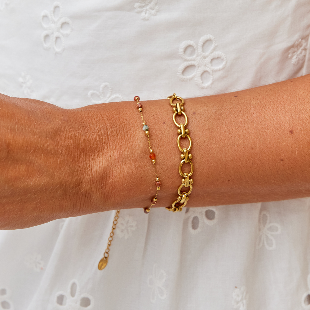 Perlen-Steinarmband „Lulu“