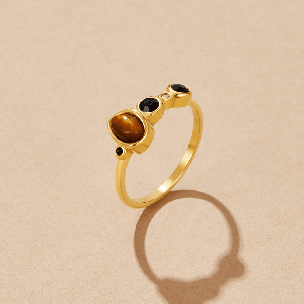 Aurora Vintage Crystal Ring - Beautiful Earth Boutique