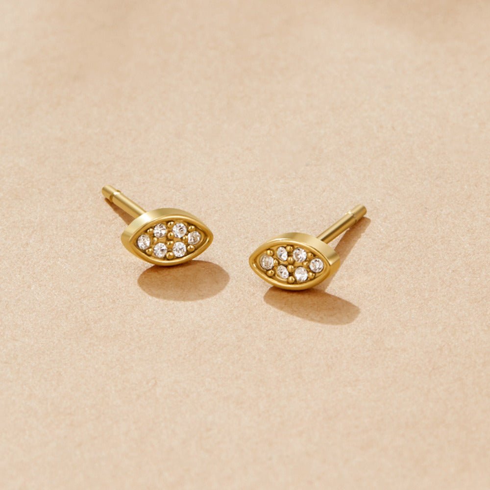 Gold Montana Stud Earrings - Beautiful Earth Boutique