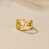Golden Dream Hollow Ring - Beautiful Earth Boutique