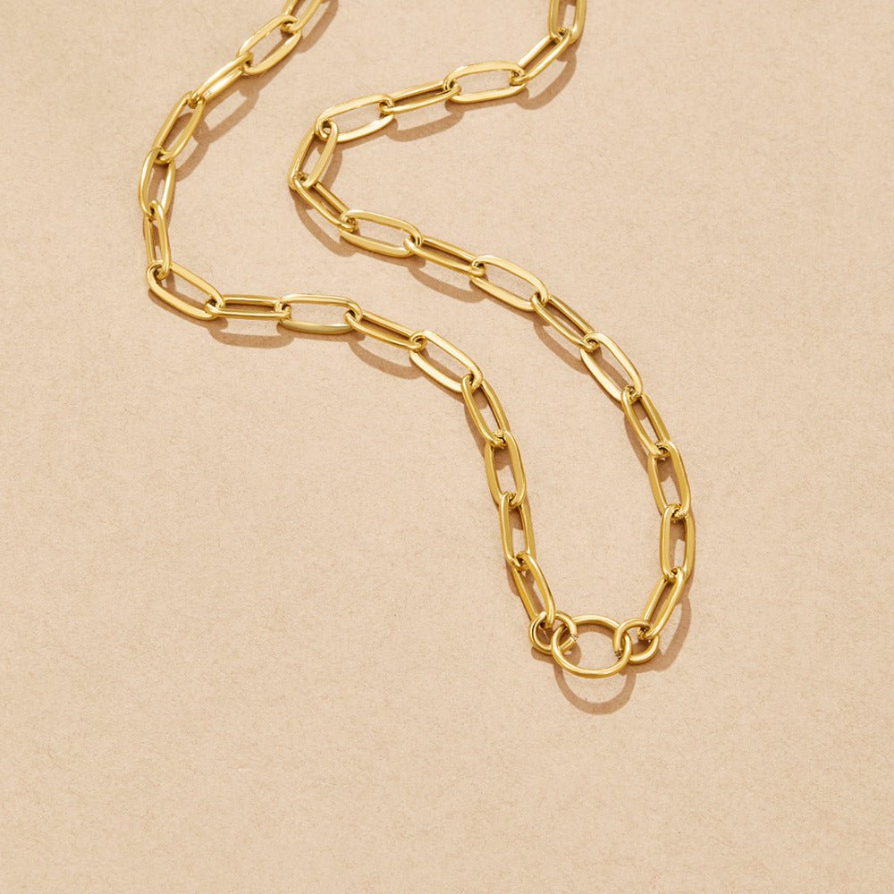 Pia Chain Link Charm Necklace - Beautiful Earth Boutique
