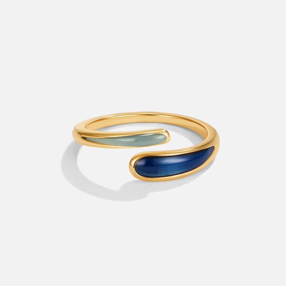 Safira Blue Wrap Ring - Beautiful Earth Boutique