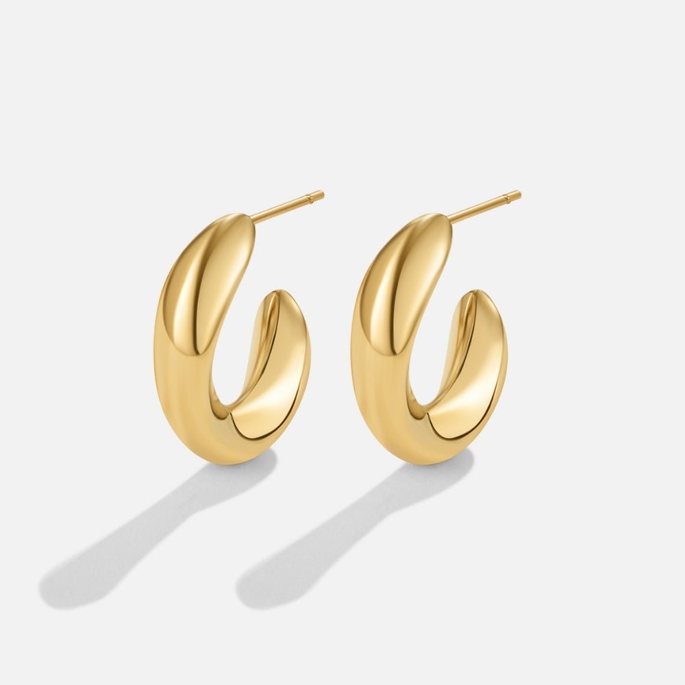 Twisted Sarah Hoop Earrings - Beautiful Earth Boutique