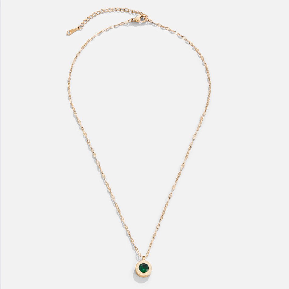 Green Crystal Athena Necklace - Beautiful Earth Boutique