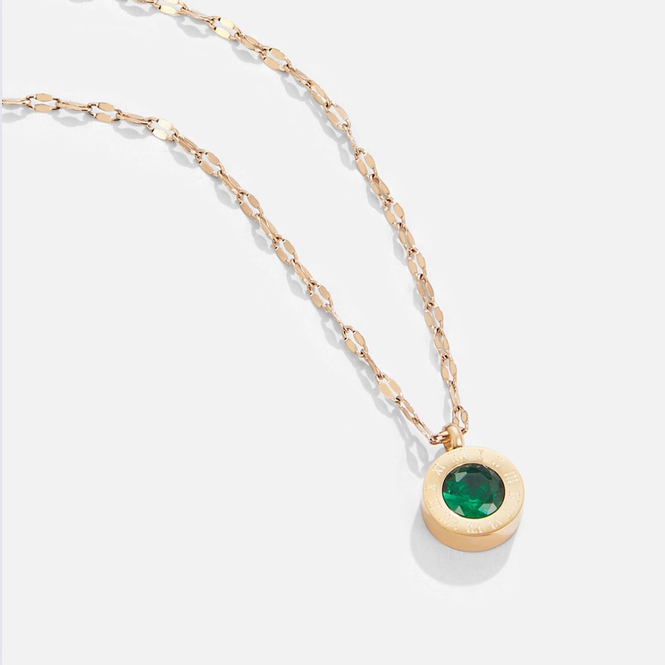 Green Crystal Athena Necklace - Beautiful Earth Boutique