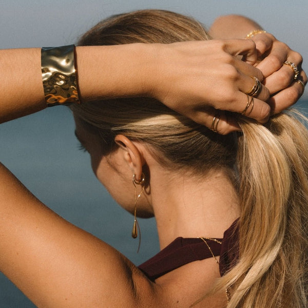 18K Gold Cuff-Armreif