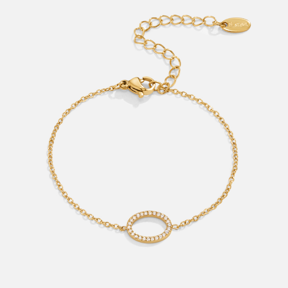Kristallarmband mit runden Steinen „Kaia“ 