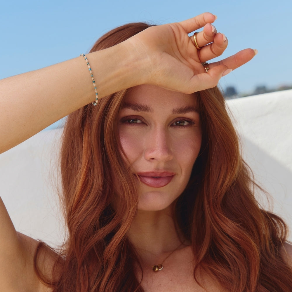 Freya Kristall-Handkettenarmband