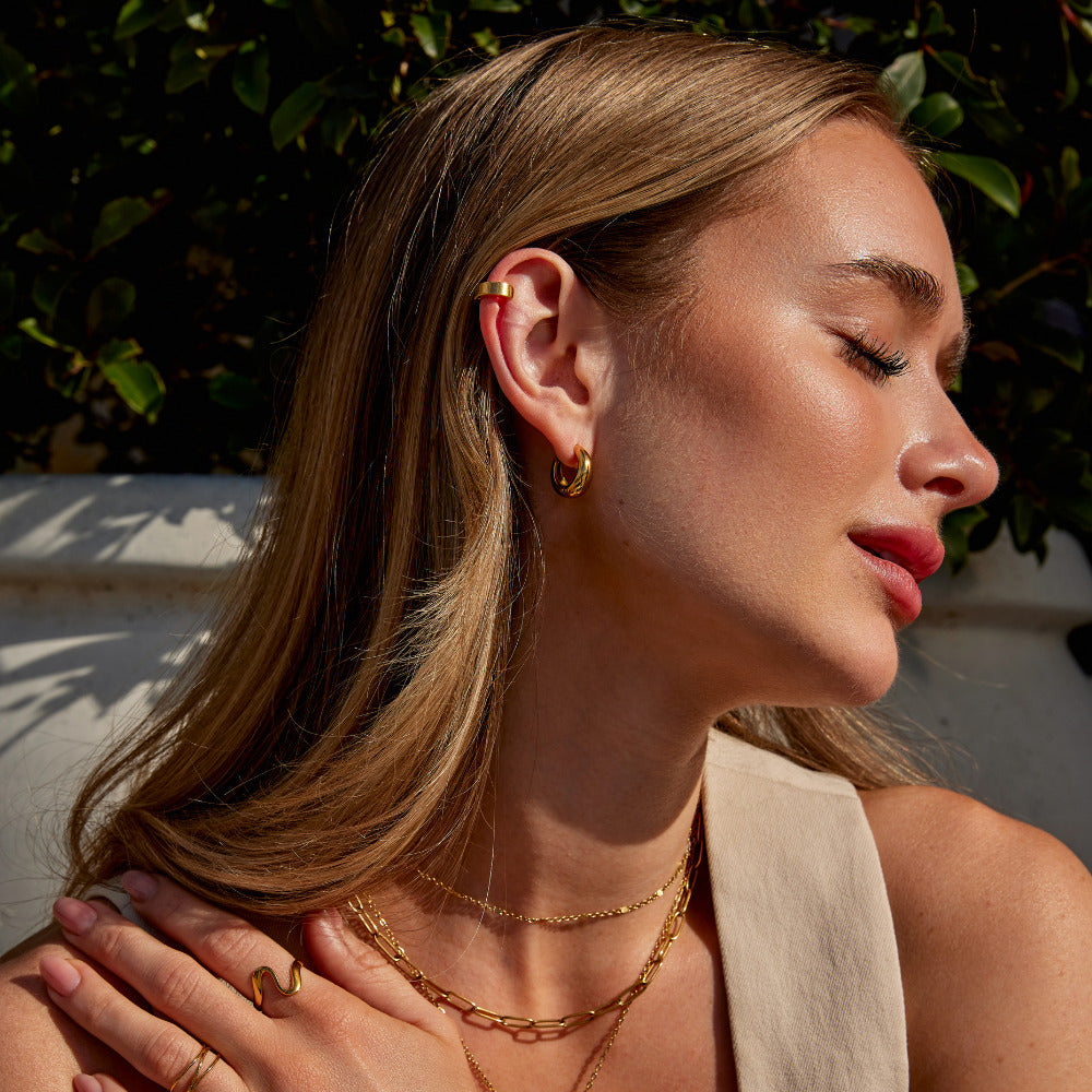 Millie Gold Earring Cuff - Beautiful Earth Boutique