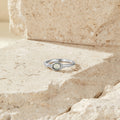 Selene Silver Moonstone Ring
