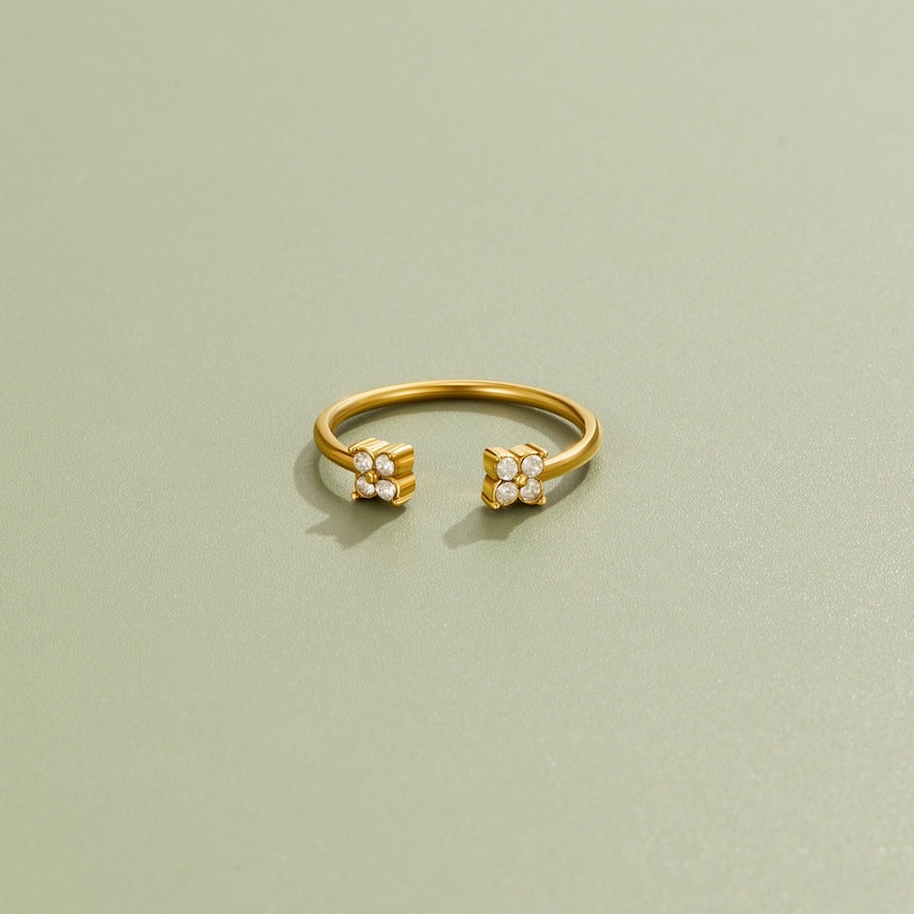 Goldener Stapelring „Sahara“