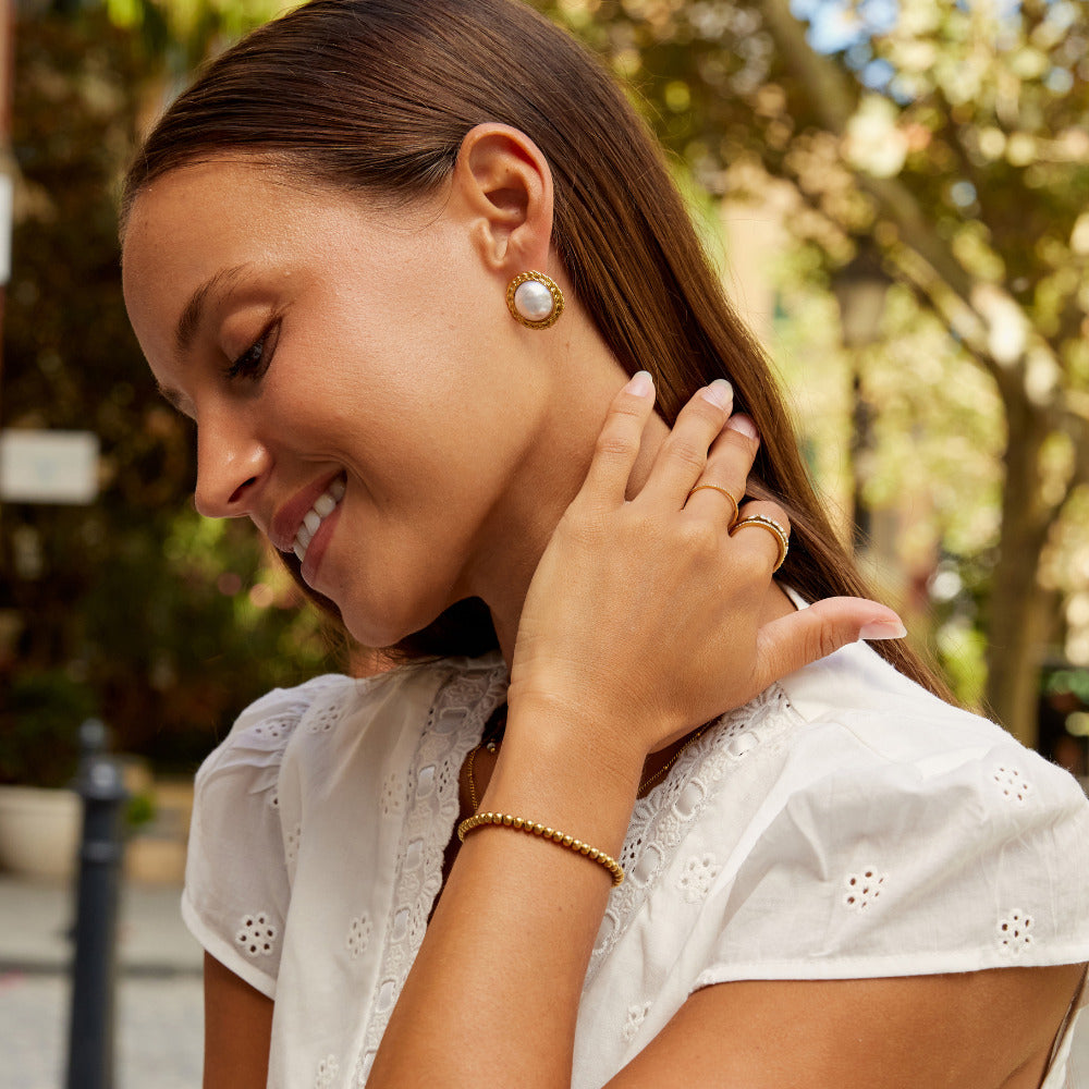 Edelstahl - OHRRINGE Schablone