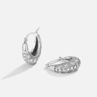 Vintage-Ohrringe „Cleofe“ Silber