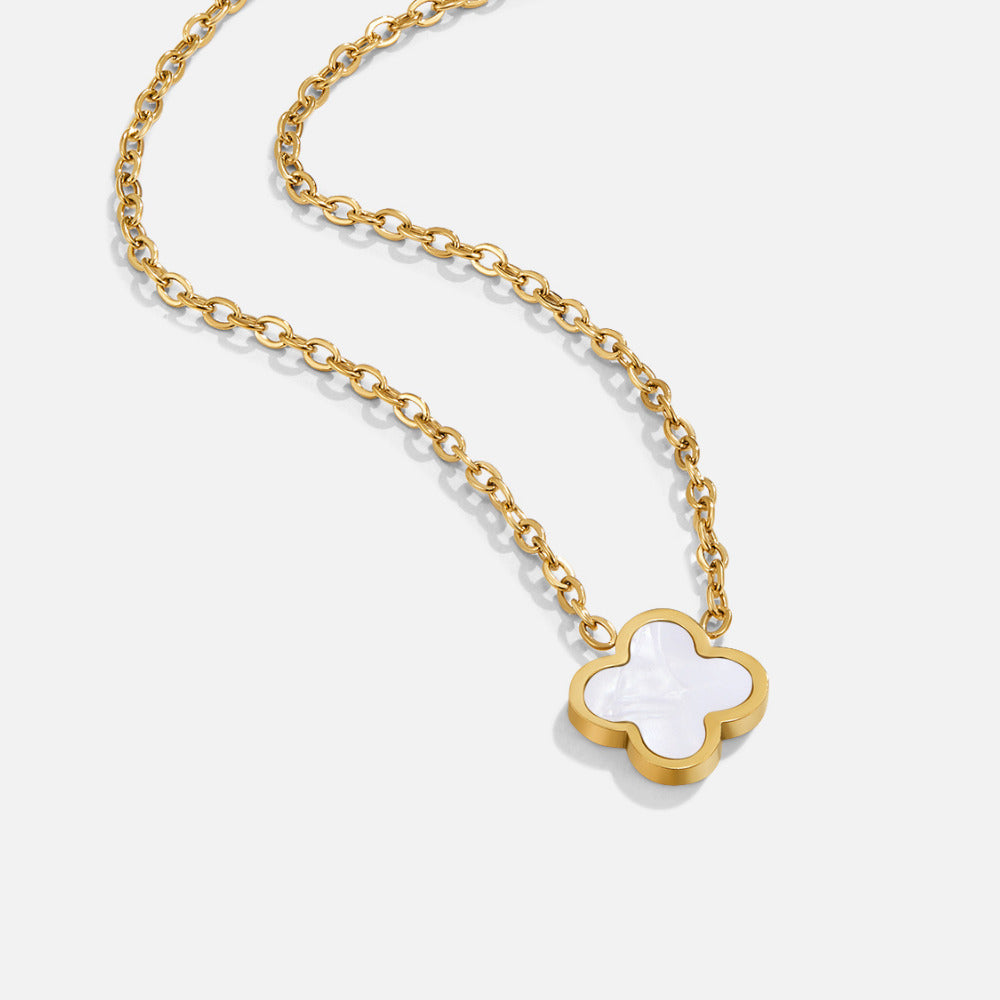 White Clover Necklace - Beautiful Earth Boutique