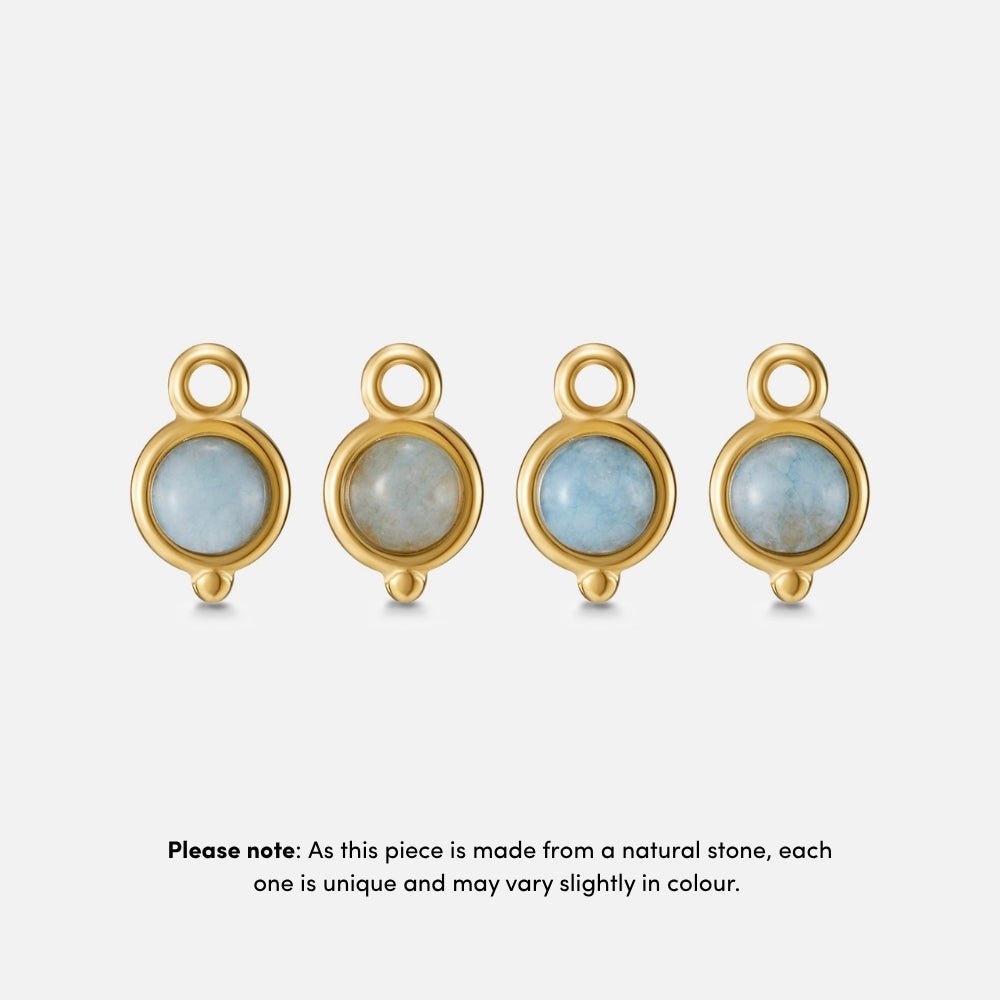 Aquamarine Gold Necklace - Beautiful Earth Boutique