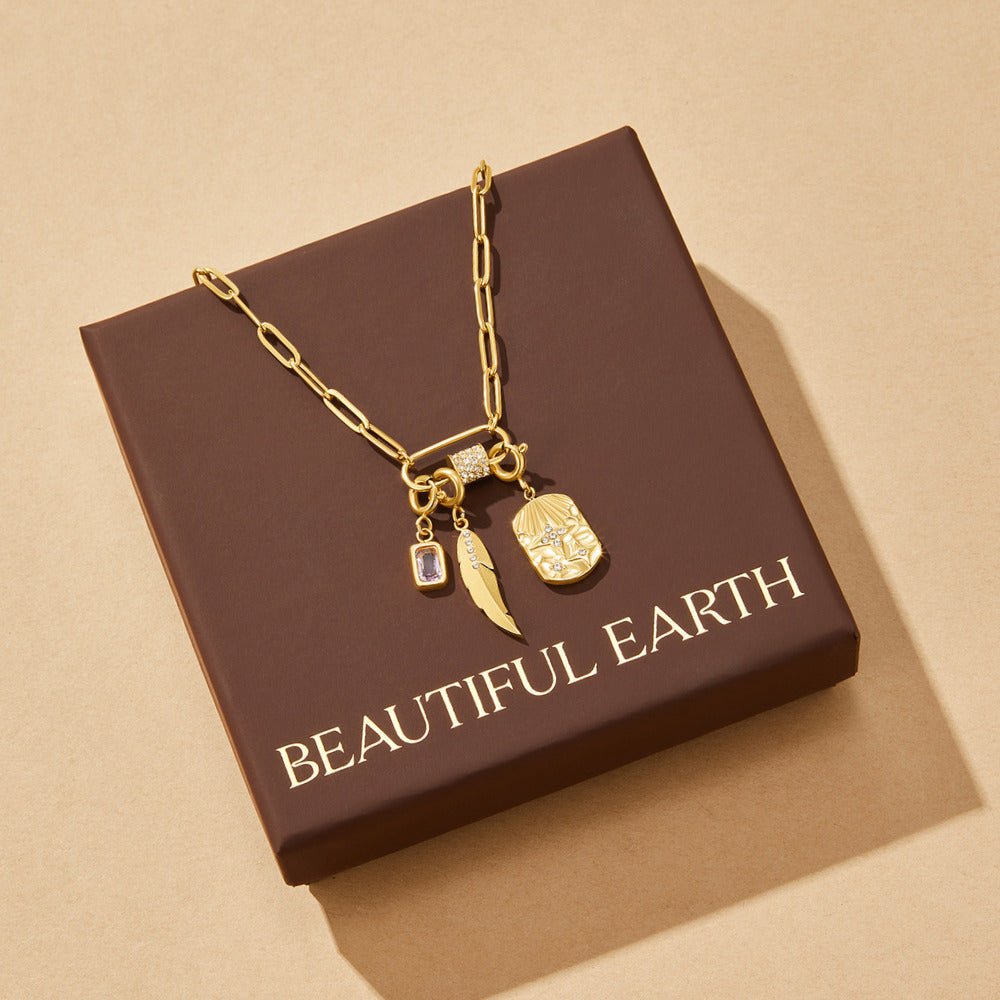 Astral Gold Charm - Beautiful Earth Boutique