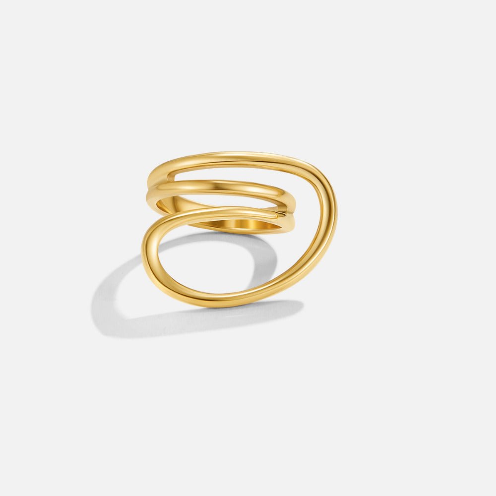 Ava Twisted Wave Ring - Beautiful Earth Boutique