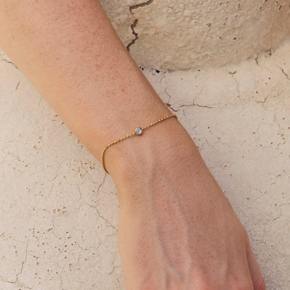 Beaded Gold Aurora Crystal Bracelet - Beautiful Earth Boutique
