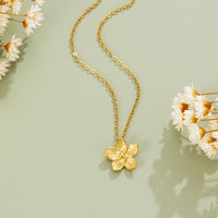 Blooming Gold Flower Necklace - Beautiful Earth Boutique