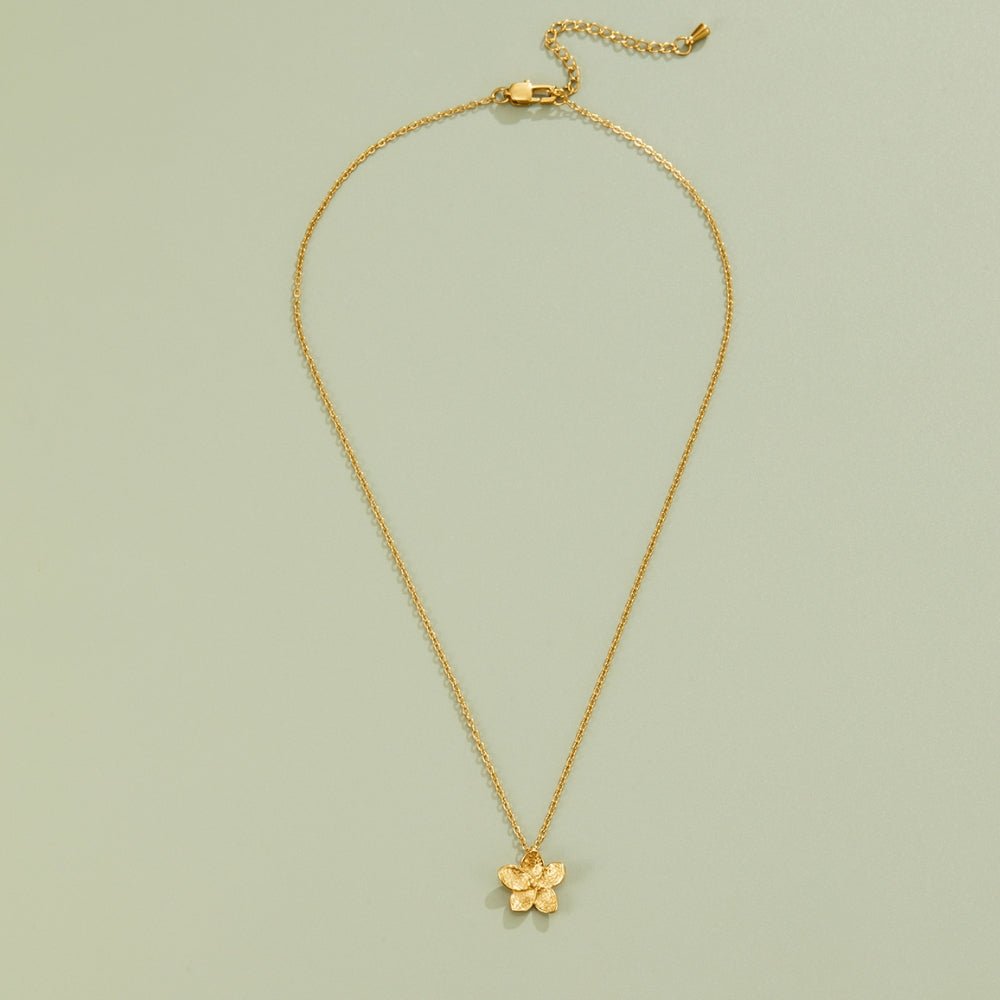 Blooming Gold Flower Necklace - Beautiful Earth Boutique