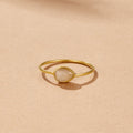 Clara Teardrop Stone Ring - Beautiful Earth Boutique