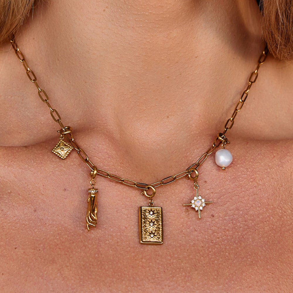 Crystal North Star Charm - Beautiful Earth Boutique