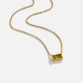 Crystal Peridot Pendant Necklace - Beautiful Earth Boutique