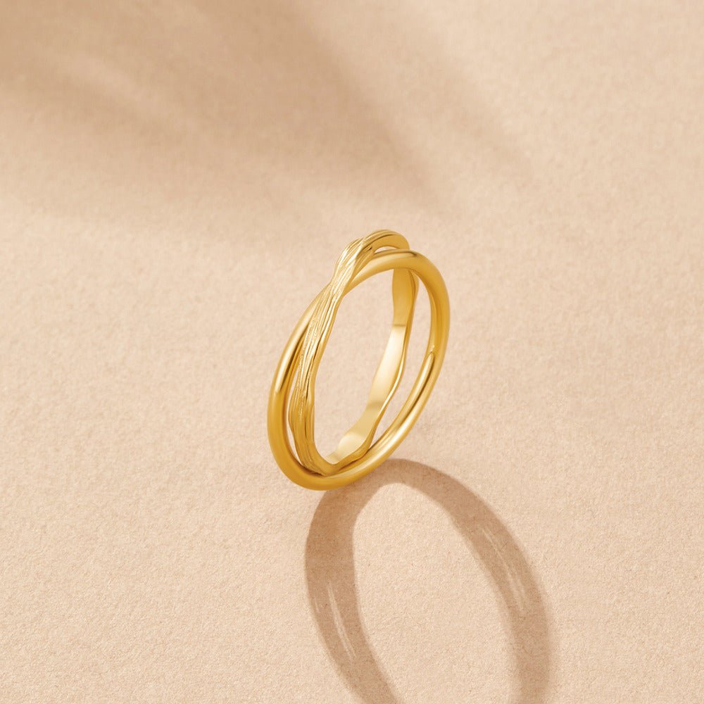 Forever Entwined Gold Ring - Beautiful Earth Boutique