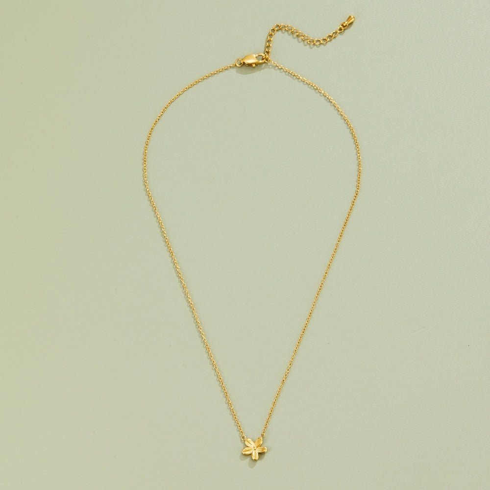 Golden Blossom Pendant Necklace - Beautiful Earth Boutique
