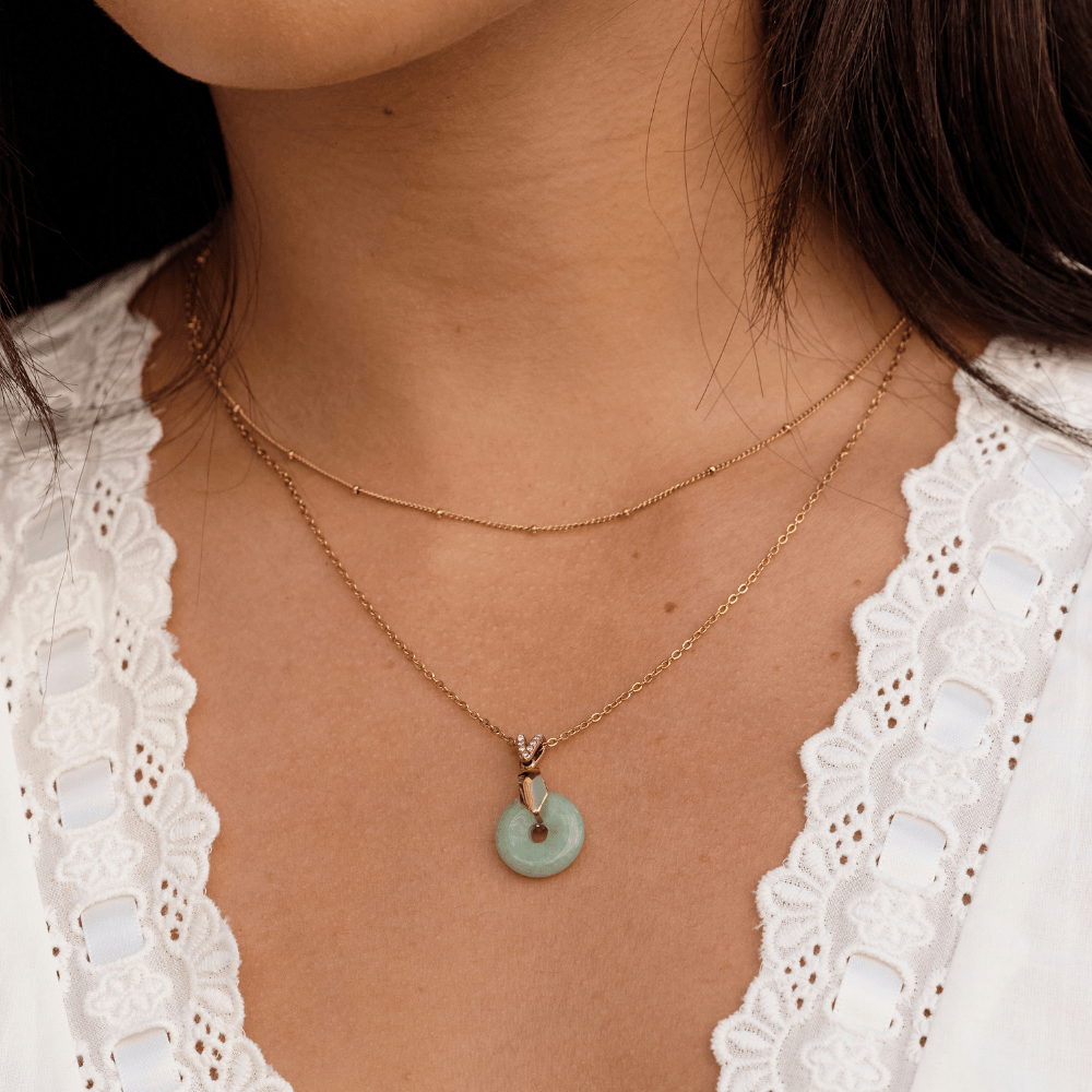 'Goodluck' Jade Pendant Necklace - Beautiful Earth Boutique