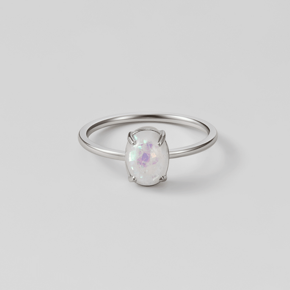Orea Silver Opal Ring - Beautiful Earth Boutique