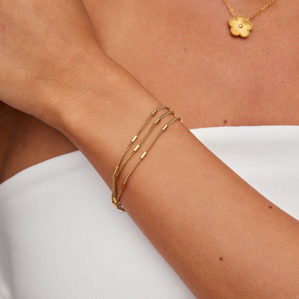 Sabina Triple Layered Bracelet - Beautiful Earth Boutique