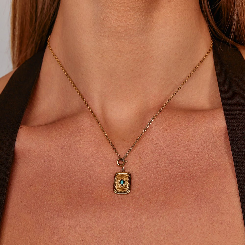 Simple Chain Charm Necklace - Beautiful Earth Boutique