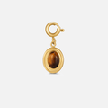 Tiger Eye Stone Charm - Beautiful Earth Boutique