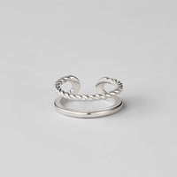 Twisted Tyra Silver Ring - Beautiful Earth Boutique