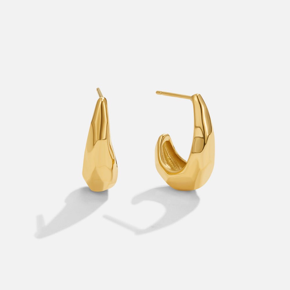 Vienna Gold Dome Earrings - Beautiful Earth Boutique