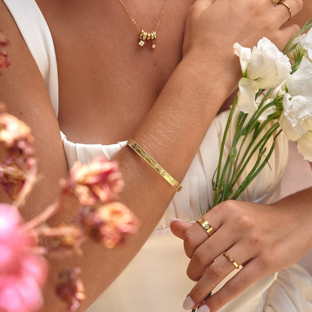 Vintage Gold Vine Bangle - Beautiful Earth Boutique