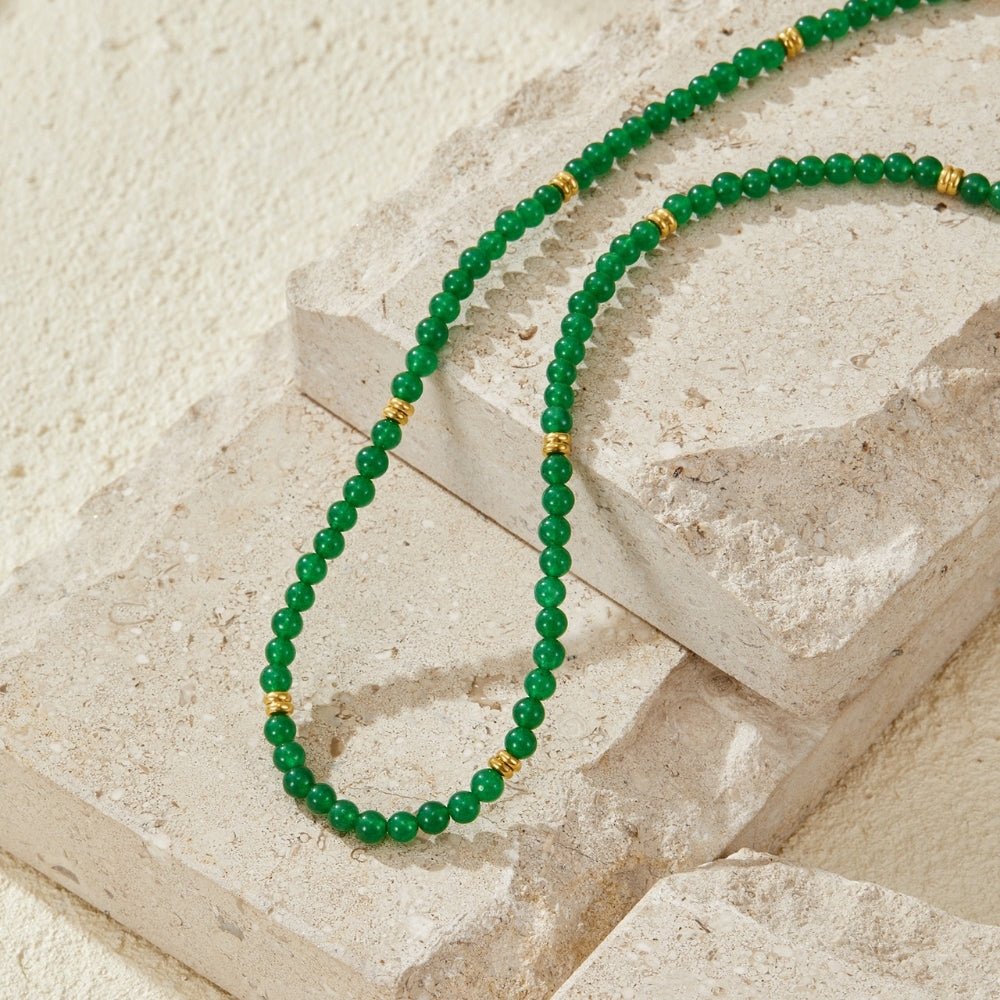 Winona Green Onyx Necklace - Beautiful Earth Boutique